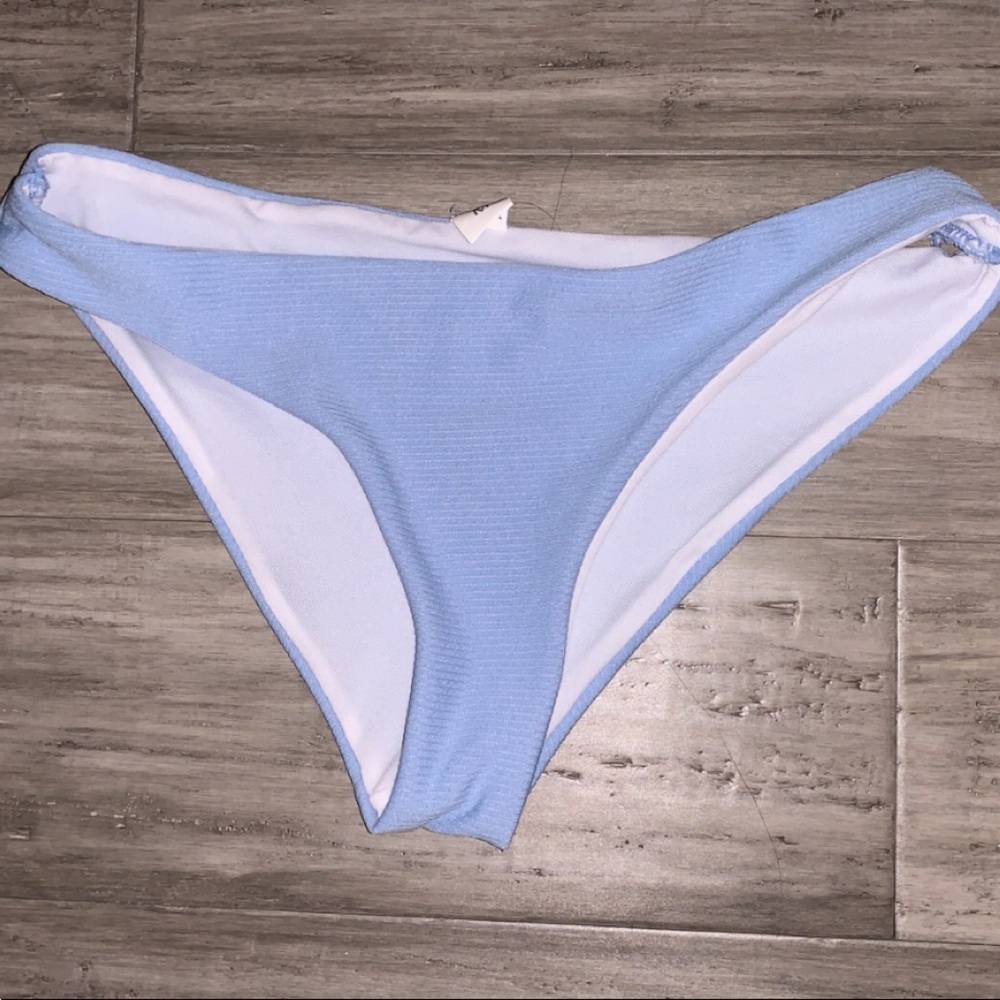 Baby blue bikini bottoms